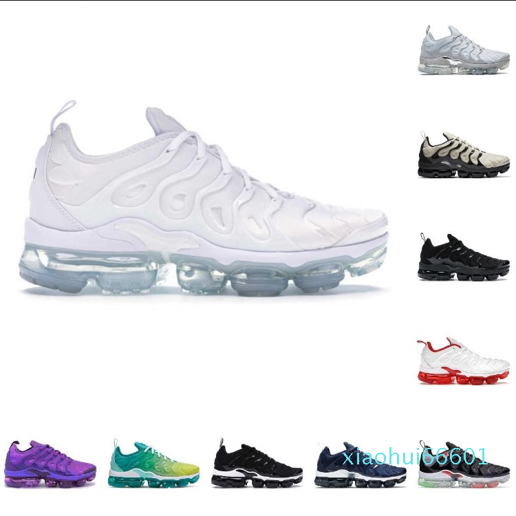 Designers Tn Plus Men Women Running Sports Shoes Cushion Vapores USA Triple Black Red Blue Royal TNS Volt Griffey Lemon Lime Light Bone Wolf Grey Sports Sneakers, Mens b021
Designers Tn Plus Men Women Running Sports Shoes Cushion Vapores USA Triple Black Red Blue Royal TNS Volt Griffey Lemon Lime Light Bone Wolf Grey Sports Sneakers, Mens b021