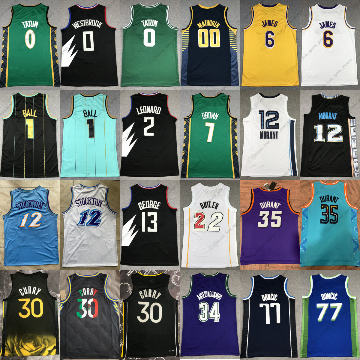 Basketball Ja Morant James Jersey Stephen Curry LaMelo Ball Jimmy Butler Lillard Tatum Devin Booker Kevin Durant Doncic Antetokounmpo Mitchell Harden Olajuwon, Picture
Basketball Ja Morant James Jersey Stephen Curry LaMelo Ball Jimmy Butler Lillard Tatum Devin Booker Kevin Durant Doncic Antetokounmpo Mitchell Harden Olajuwon, Picture