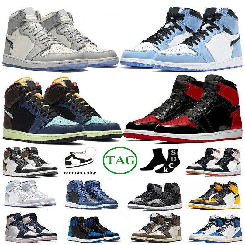 2023 Jumpman 1 University Blue Basketball Shoes High 1s Bio hack Patent Bred Shadow Silver toe Electro Orange Grey Fog Chicago men women trainers sports sneakers, No box
2023 Jumpman 1 University Blue Basketball Shoes High 1s Bio hack Patent Bred Shadow Silver toe Electro Orange Grey Fog Chicago men women trainers sports sneakers, No box