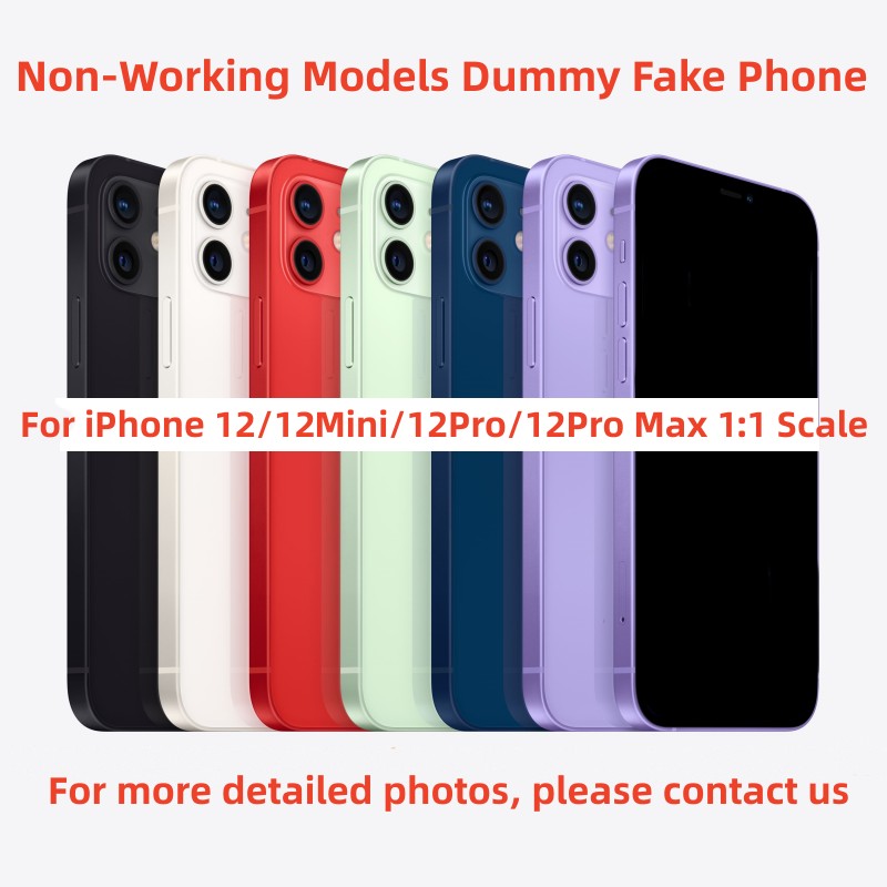 Non-Working Models Dummy Fake Phone for iPhone 12 Pro Max 12Pro 12 Mini Phone Simulation Model Machine Showcase Props Toy
Non-Working Models Dummy Fake Phone for iPhone 12 Pro Max 12Pro 12 Mini Phone Simulation Model Machine Showcase Props Toy