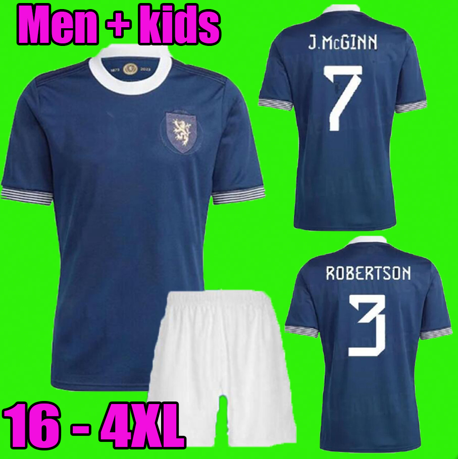 2023 Scotland 150th Anniversary soccer jerseyS Special edition TIERNEY DYKES ADAMS football shirt 23 24 CHRISTIE McGREGOR MCGINN McKENNA men kids uniforms 3XL 4XL