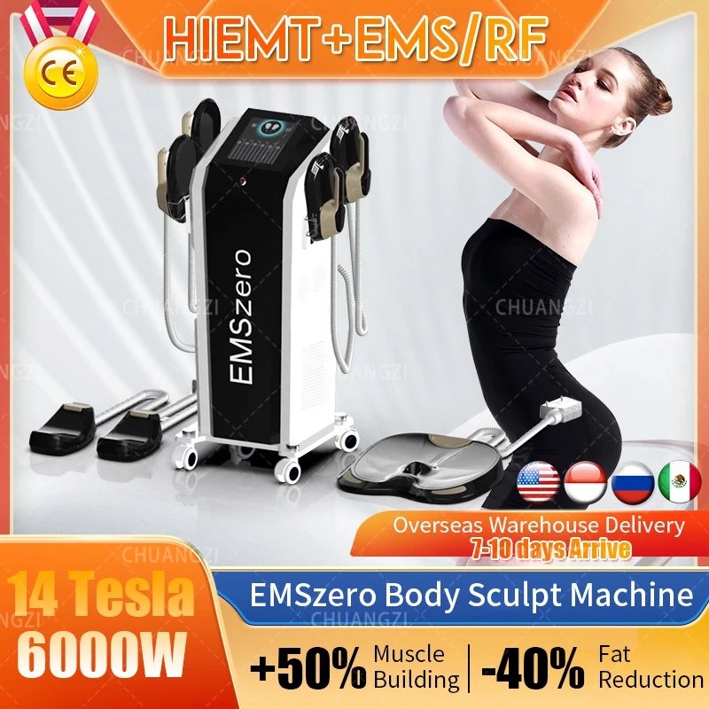RF Equipment EMS Muscle Body Sculpting EMSzero Hi-EMT Slimming Machine 4 RF Handles And Pelvic Floor Muscle Stimulate Equip
RF Equipment EMS Muscle Body Sculpting EMSzero Hi-EMT Slimming Machine 4 RF Handles And Pelvic Floor Muscle Stimulate Equip