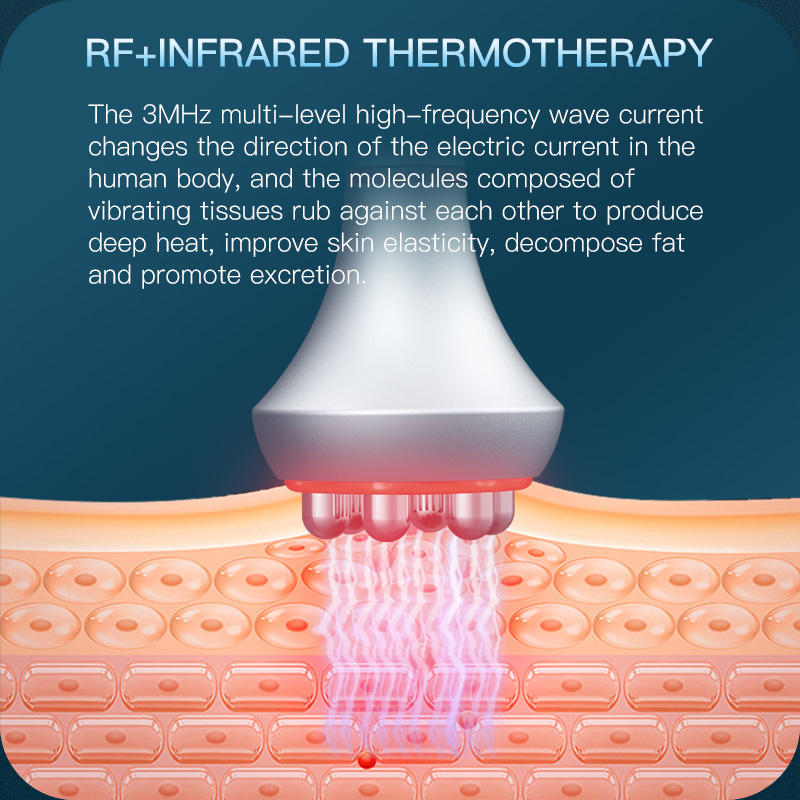 Directly effect 6 in 1 slimming Ultrasonic 80K Cavitation Face Lift Fat Burn Vacuum RF Slimming Massage Machine EMS Pads 80K Cavitation Machin