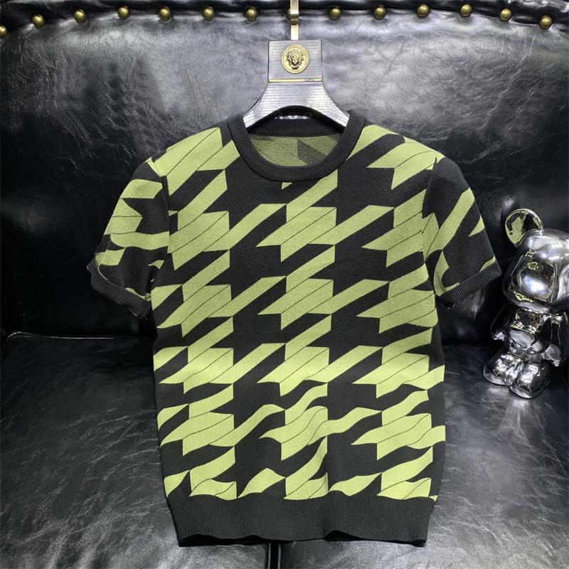 Men's T-Shirts Multicolor Short Sleeve Knitting T-Shirt Men Slim Streetwear Contrast T Shirt Tee Homme Social Club Outfits Tshirt S230
Men's T-Shirts Multicolor Short Sleeve Knitting T-Shirt Men Slim Streetwear Contrast T Shirt Tee Homme Social Club Outfits Tshirt S230
