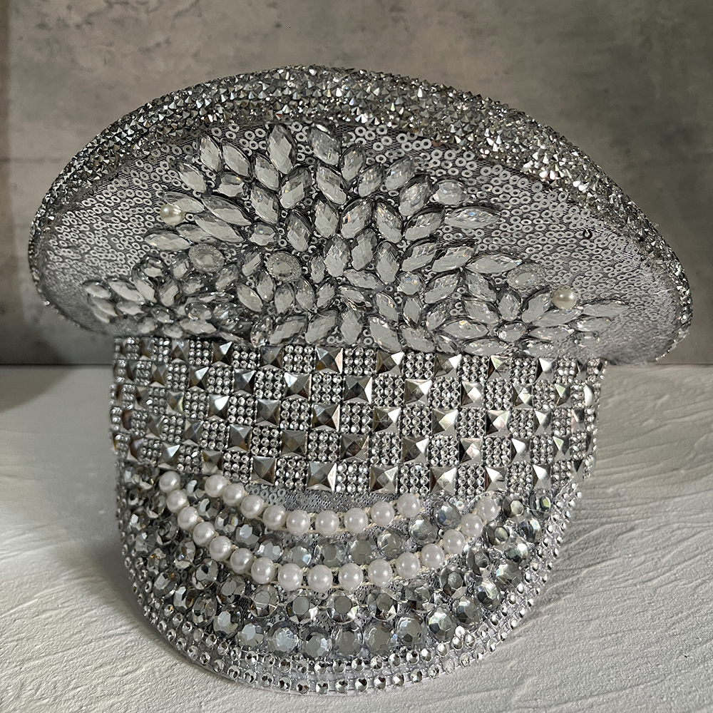 Ball Cap Men Steampunk Military Hat tain For Lady Sergeant Bridal Hen Do Festival Birthday Part Can Customize 230321