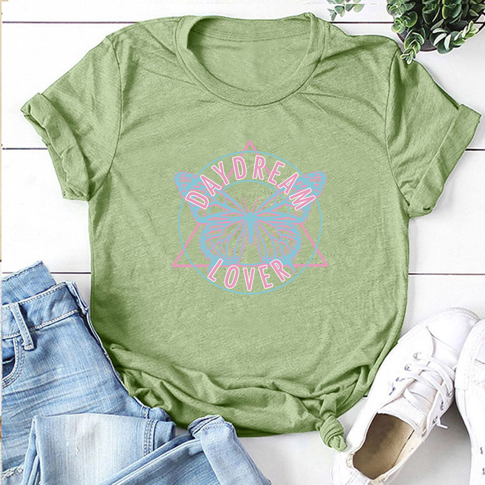Women s T Shirt Daydream Lover Women T Short Sleeve Sweet Tee Femme Summer Funny Tees Tops Kawaii Clothes 230321