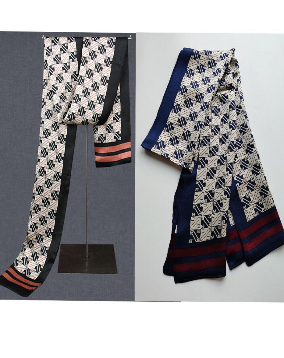 Men039s 100 Silk Scarf Long Double Layer Neckerchief Cravat Suit Shirt Black Blue1366830
Men039s 100 Silk Scarf Long Double Layer Neckerchief Cravat Suit Shirt Black Blue1366830