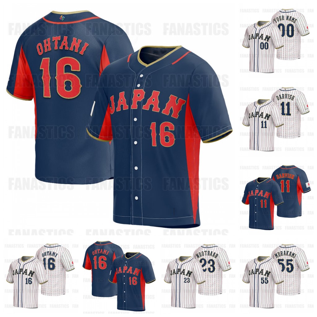 16 Shohei Ohtani 2023 Team Japan World Baseball Classic Jerseys 14 Roki Sasaki Yu Darvish Seiya Suzuki Sosuke Genda Shosei Togo WBC Shugo Maki Takuya Kai Shota Imanaga, 2023 black history night womens s-2xl
16 Shohei Ohtani 2023 Team Japan World Baseball Classic Jerseys 14 Roki Sasaki Yu Darvish Seiya Suzuki Sosuke Genda Shosei Togo WBC Shugo Maki Takuya Kai Shota Imanaga, 2023 black history night womens s-2xl