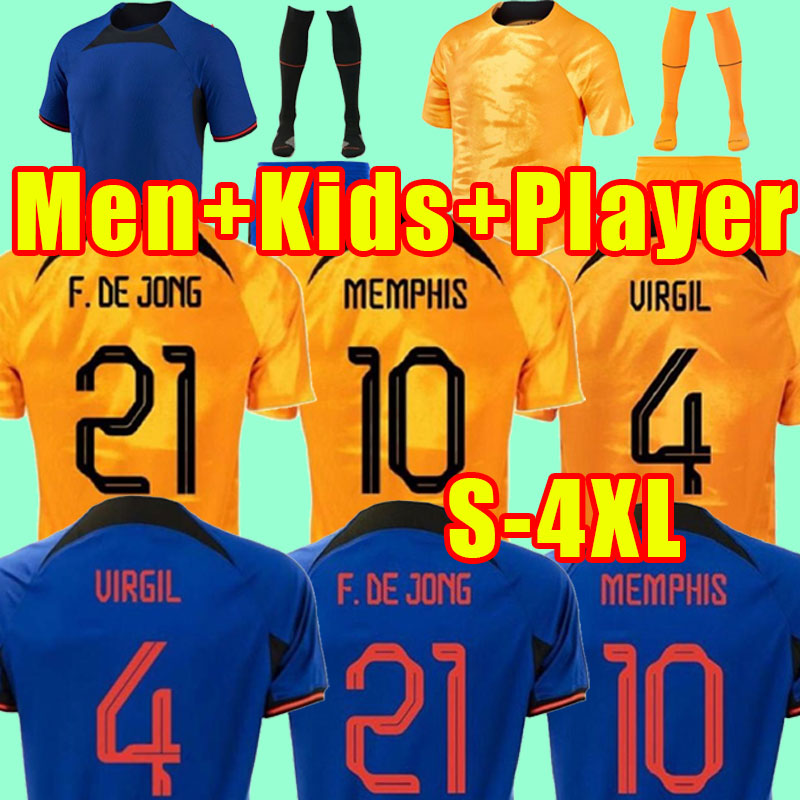 22 23 Soccer Jerseys DE JONG Holland 2022 2023 World DE LIGT Cup WIJNALDUM KLAASSEN DUMFRIES Football Shirt BERGWIJN VIRGIL Mens Jersey Kit fans player version women, Home+patch
22 23 Soccer Jerseys DE JONG Holland 2022 2023 World DE LIGT Cup WIJNALDUM KLAASSEN DUMFRIES Football Shirt BERGWIJN VIRGIL Mens Jersey Kit fans player version women, Home+patch