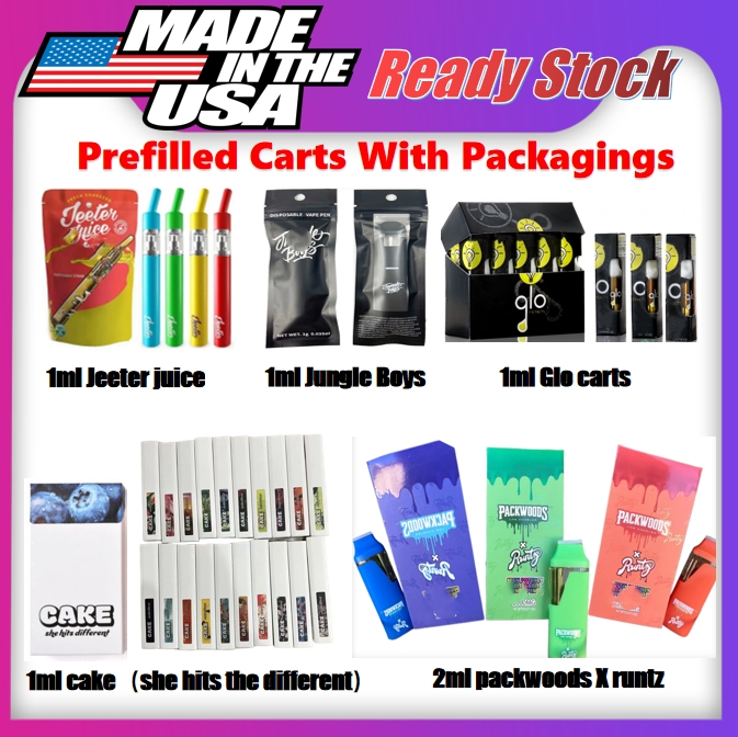 USA Stock Prefilled Carts Disposable E-cigarettes Vape Pen edibles Rechargeable Battery 1ml Starter Kit Vapes Cartridges Full Carts Device Pods Vaporizer Pod
USA Stock Prefilled Carts Disposable E-cigarettes Vape Pen edibles Rechargeable Battery 1ml Starter Kit Vapes Cartridges Full Carts Device Pods Vaporizer Pod