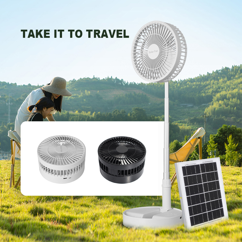 Solar Fan with Battery Rechargeable 5200mah 8 in'' Foldaway Standing Fan 3 Speeds Portable for Outdoor Camping, White
Solar Fan with Battery Rechargeable 5200mah 8 in'' Foldaway Standing Fan 3 Speeds Portable for Outdoor Camping, White