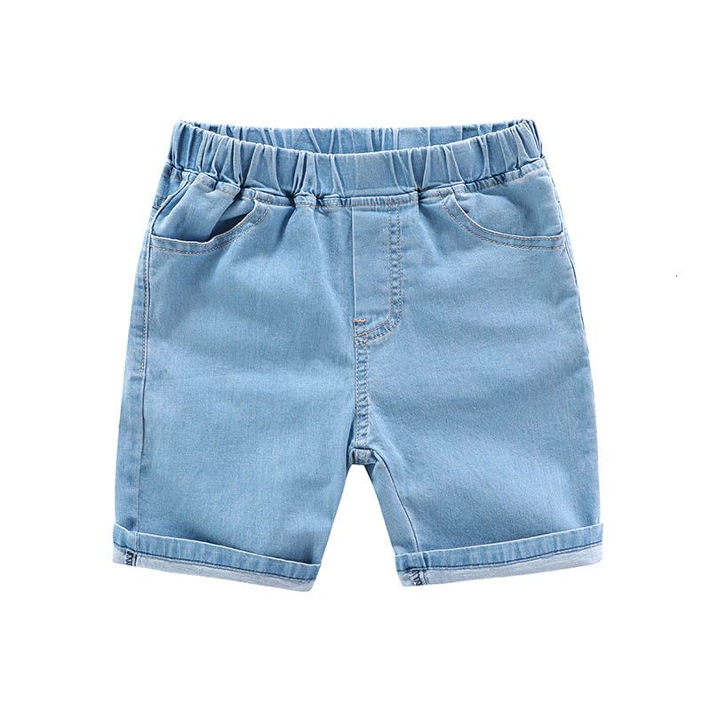 Jeans Baby denim Shorts Summer Children's Shorts Casual Thin Style Elastic Mid rise Solid Youth Apparel 230406