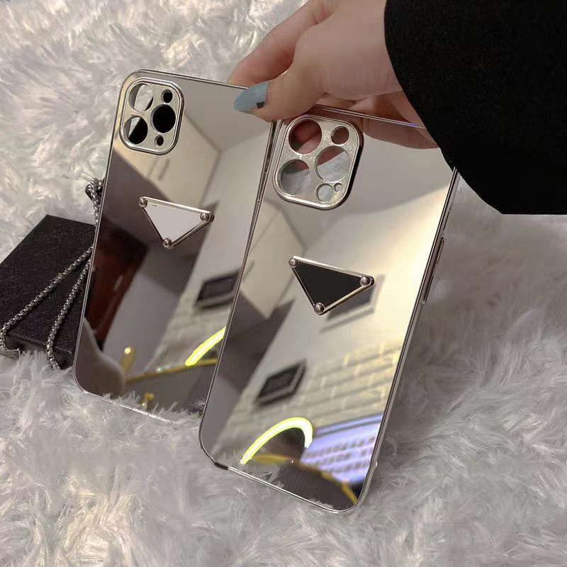 Designer phone case fashion iphone 14 case mirror luxury phones case 13pro max triangle label popular 12 11 metal chain full package anti-drop, White
Designer phone case fashion iphone 14 case mirror luxury phones case 13pro max triangle label popular 12 11 metal chain full package anti-drop, White