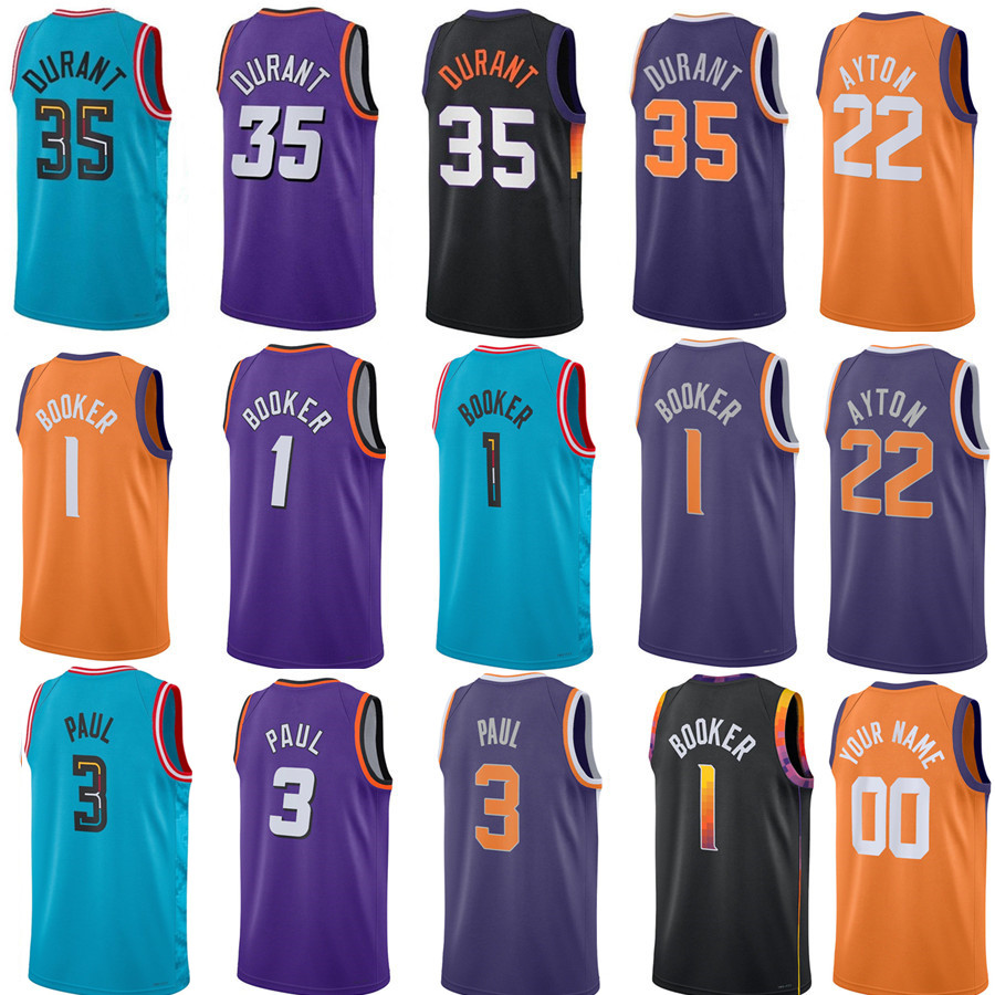 35 Kevin Durant Men Basketball Jerseys 1 Booker Ayton 3 Chris Paul 25 Mika Bridges 22 Deandre Ayton 13 Steve Nash 15 Cameron Payne Jersey, Color 10
35 Kevin Durant Men Basketball Jerseys 1 Booker Ayton 3 Chris Paul 25 Mika Bridges 22 Deandre Ayton 13 Steve Nash 15 Cameron Payne Jersey, Color 10