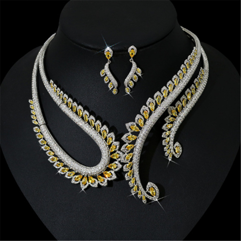 Vintage Wings Lab Topaz Diamond Jewelry set 14K White Gold Wedding Rings Earrings Necklace For Women Bridal Engagement Jewelry
Vintage Wings Lab Topaz Diamond Jewelry set 14K White Gold Wedding Rings Earrings Necklace For Women Bridal Engagement Jewelry