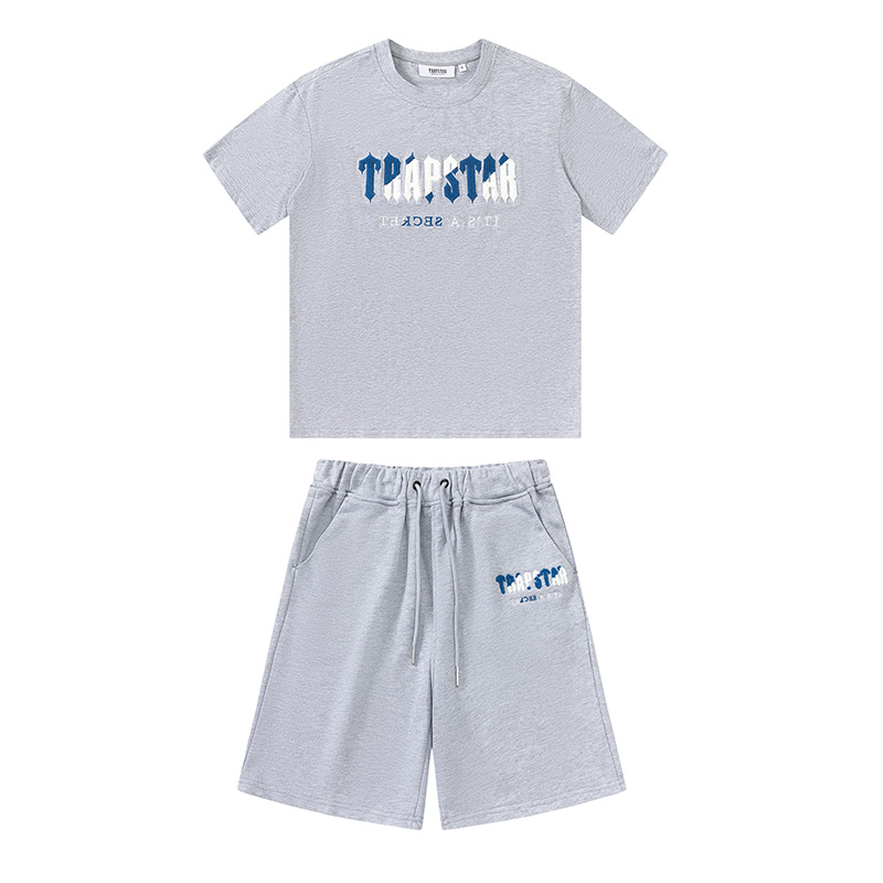 TRAPSTAR T-Shirt Men's Classic Embroidery Letters Fashion Fashion Casual Fashion Brand Men's Luxury Clothing Pure Cotton Simple Street HIP-HOP Short Sleeve TR8892, Gray
TRAPSTAR T-Shirt Men's Classic Embroidery Letters Fashion Fashion Casual Fashion Brand Men's Luxury Clothing Pure Cotton Simple Street HIP-HOP Short Sleeve TR8892, Gray