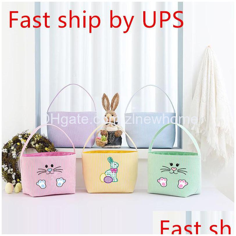 Other Festive Party Supplies Easter Candy Basket Seersucker Stripe Bucket Easters Eggs Storage Bag Mtipurpose Home Clothes Baskets Dhncw
Other Festive Party Supplies Easter Candy Basket Seersucker Stripe Bucket Easters Eggs Storage Bag Mtipurpose Home Clothes Baskets Dhncw
