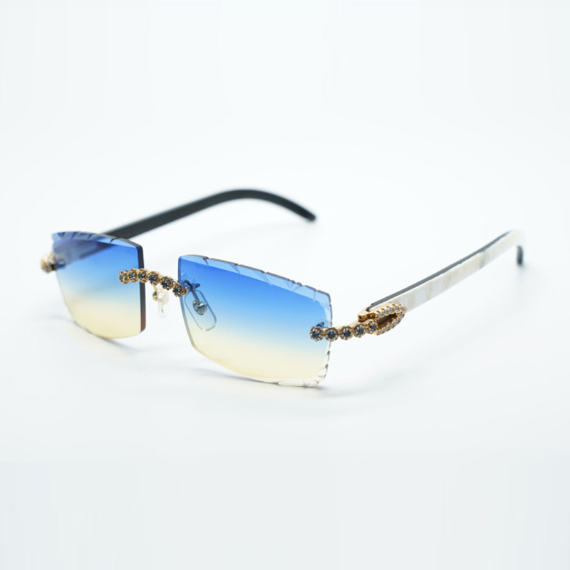 Blue Bouquet diamond eyewear frames 3524031 buffs sunglasses with white hybrid buffalo horn legs and 57mm cut lens
Blue Bouquet diamond eyewear frames 3524031 buffs sunglasses with white hybrid buffalo horn legs and 57mm cut lens
