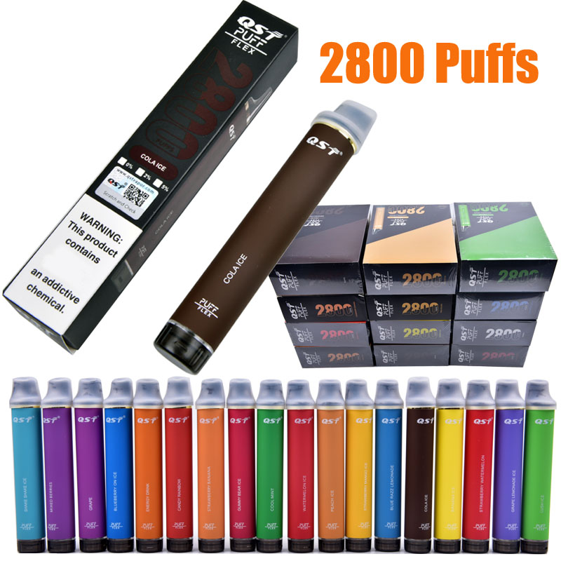 Puff Flex Disposable Vape Pen Kit 2800 Puffs 850mah Battery Pre-filled 8ml Pods Vaporizer Vapor Device Kits
Puff Flex Disposable Vape Pen Kit 2800 Puffs 850mah Battery Pre-filled 8ml Pods Vaporizer Vapor Device Kits