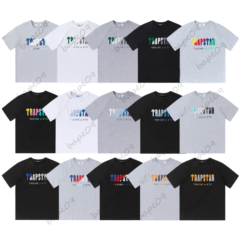 Men Summer Trapstar T-shirt Rainbow Towel Embroidery Decoding Men Women T shirt Men Black White Round Neck Tshirts, A 8
Men Summer Trapstar T-shirt Rainbow Towel Embroidery Decoding Men Women T shirt Men Black White Round Neck Tshirts, A 8