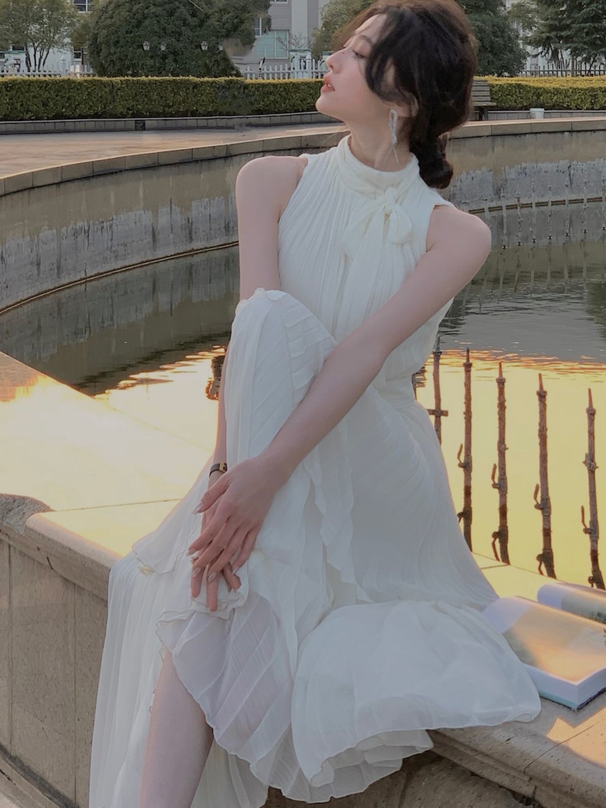 Party Dresses Summer French Styel Women Elegent Midi Ruffle Midi Dress Female Fashion Party Birthday Prom Clothes Vestidos 230322