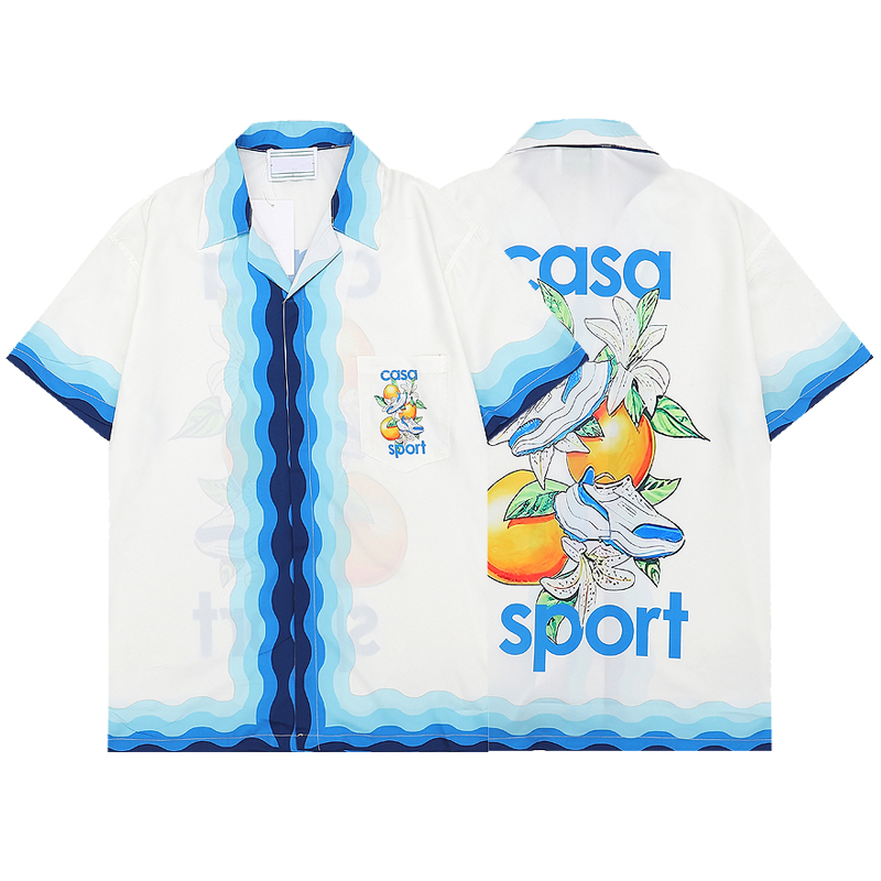 Luxury Designer Shirts Mens Fashion Geometric print bowling shirt Hawaii Floral Casual Shirts Men Slim Fit Short Sleeve Variety
Luxury Designer Shirts Mens Fashion Geometric print bowling shirt Hawaii Floral Casual Shirts Men Slim Fit Short Sleeve Variety