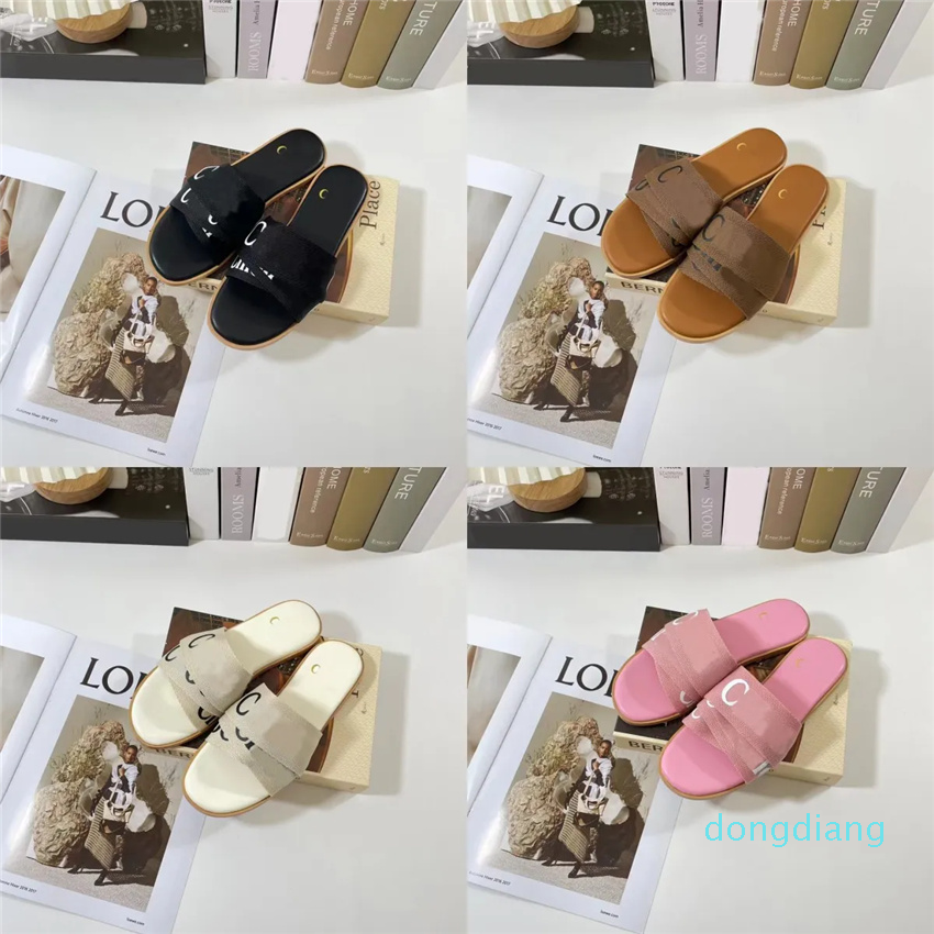 Designer Woody Mules Flat Slippers Women Sandals Canvas Slipper Rubber Slides White Black Pink Khaki Blue Olive Lace Lettering Fabric Summer Shoes
Designer Woody Mules Flat Slippers Women Sandals Canvas Slipper Rubber Slides White Black Pink Khaki Blue Olive Lace Lettering Fabric Summer Shoes