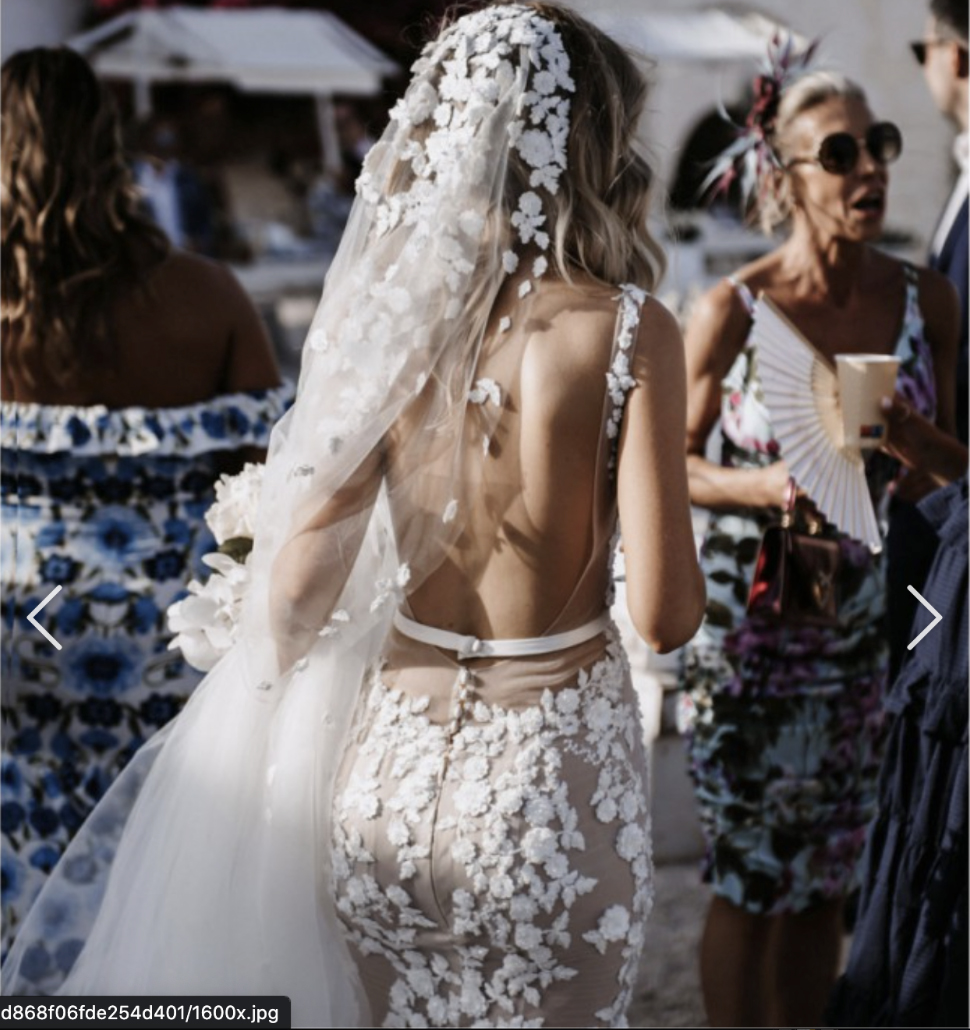 Bridal veil for Mermaid Wedding Dresses