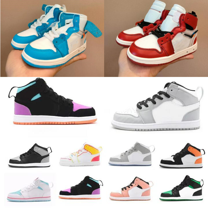 Kids Jumpman 1 1s Mid Basketball Shoes Og Co.jp Military Blue Toddler Sneaker Ts Royal Metallic Silver Toe Tropical Twist Paint Boys Girls Children Running Shoe 26-35, 45
Kids Jumpman 1 1s Mid Basketball Shoes Og Co.jp Military Blue Toddler Sneaker Ts Royal Metallic Silver Toe Tropical Twist Paint Boys Girls Children Running Shoe 26-35, 45