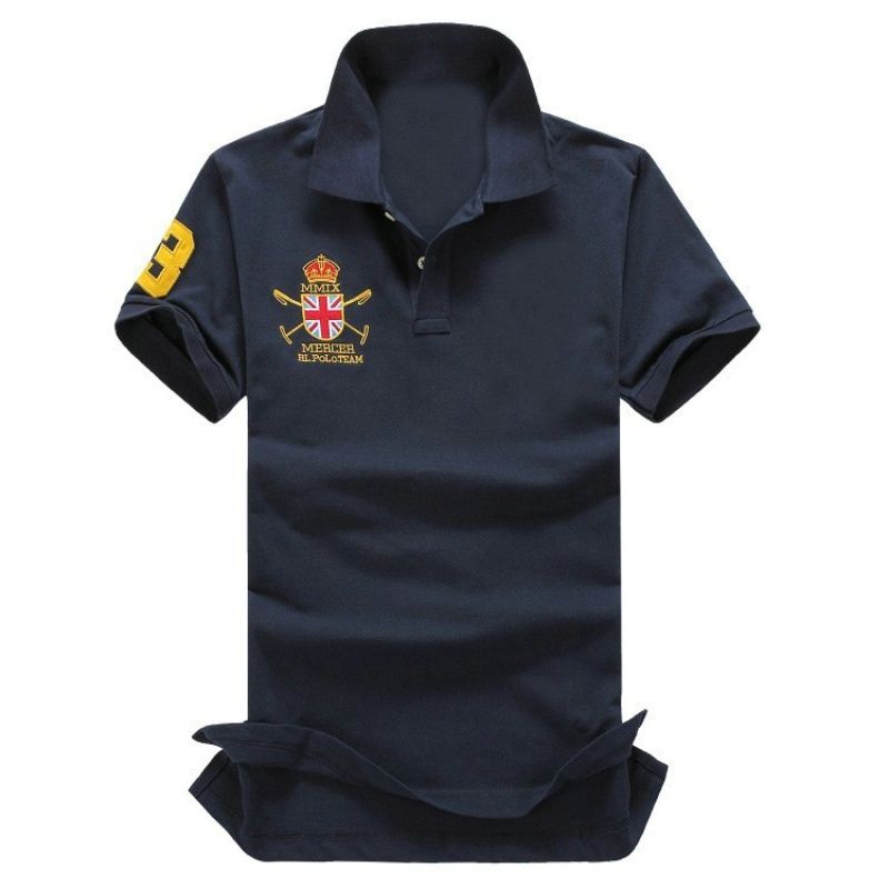 High quality New Fashion Brand Turn-Down Collar Summer Casual Men's polos Short sleeve polos cotton
High quality New Fashion Brand Turn-Down Collar Summer Casual Men's polos Short sleeve polos cotton