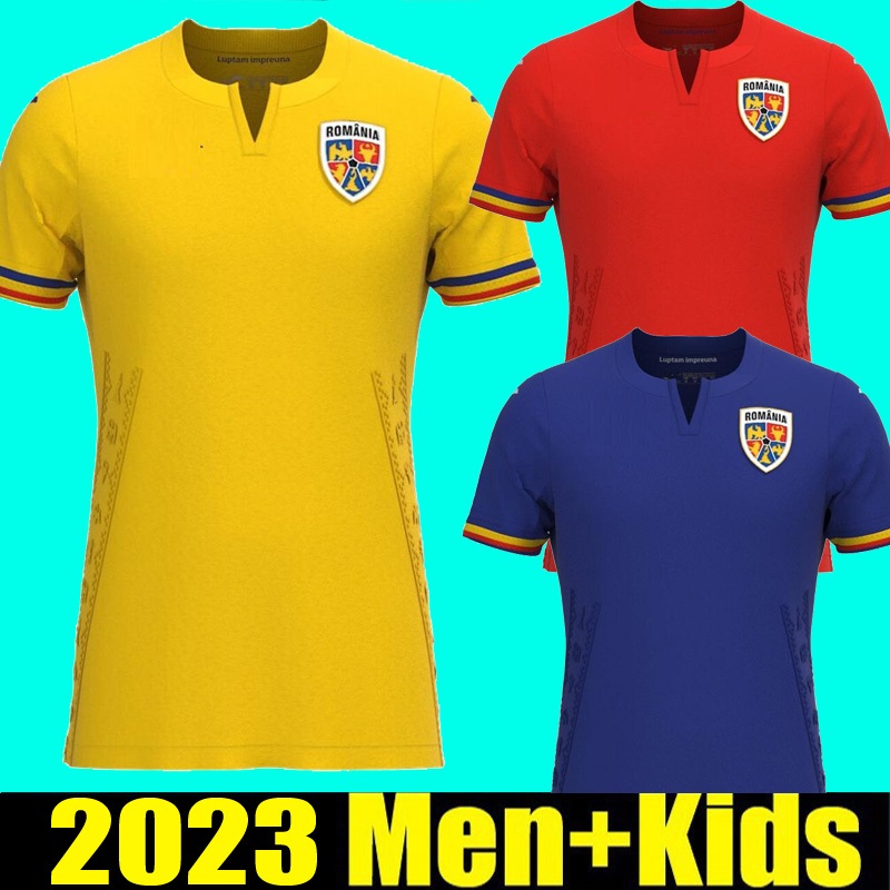 2023 Romania soccer jerseys Home yellow away red football shirt 23 24 Hagi Dennis Third Men kit uniforms, 3rd
2023 Romania soccer jerseys Home yellow away red football shirt 23 24 Hagi Dennis Third Men kit uniforms, 3rd