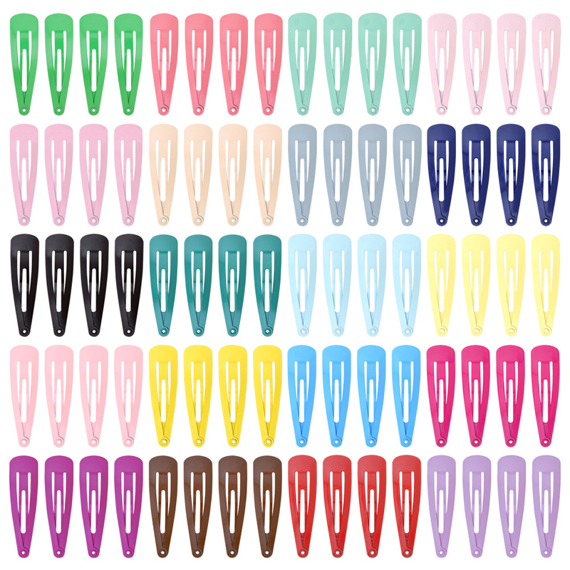 80 Pieces/Lot Hairpins Solid Color Hair Pin Bobby Pin Hair Clip Girls Barrettes Kids Headwear Hair Accessories for Children