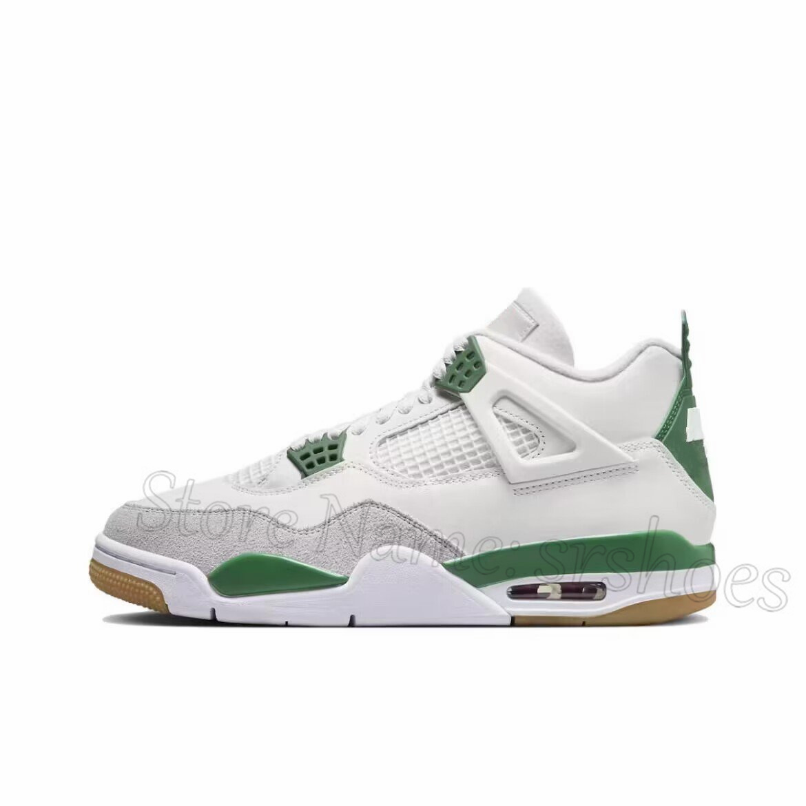 Designer SB x Jumpman 4 Basketball Shoes hoka 4s Pine Green Men and Women cactus jack essentail Outdoor sneakers, As photo shows
Designer SB x Jumpman 4 Basketball Shoes hoka 4s Pine Green Men and Women cactus jack essentail Outdoor sneakers, As photo shows