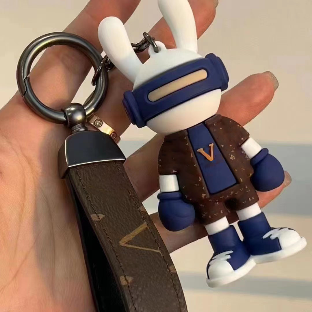 Designer keychain accessories cute key chain trinket jewelry keychain alloy PVC cartoon animals lovers luxury Car pendant unisex keys holder with box
Designer keychain accessories cute key chain trinket jewelry keychain alloy PVC cartoon animals lovers luxury Car pendant unisex keys holder with box