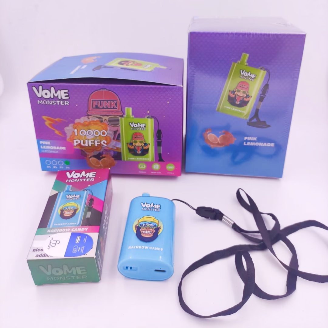 RANDM Disposable E cigarettes VOME MONSTER PUFF 10k 10000 Puffs Airflow Control 850mAh Rechargeable Vape Battery 20ml Mesh Coil Disposables Vapes pen bar box
RANDM Disposable E cigarettes VOME MONSTER PUFF 10k 10000 Puffs Airflow Control 850mAh Rechargeable Vape Battery 20ml Mesh Coil Disposables Vapes pen bar box
