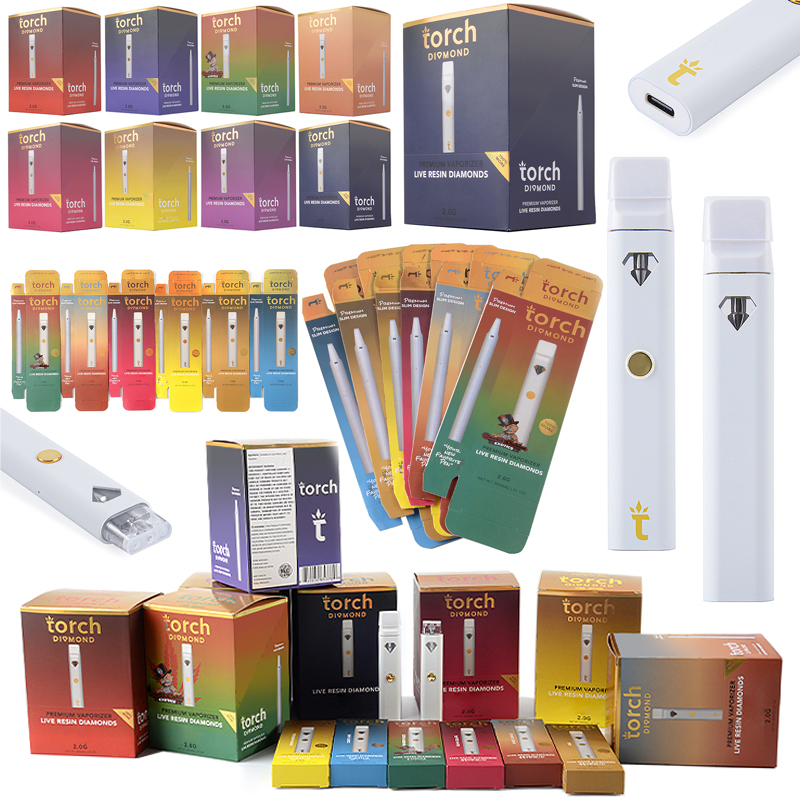 Hot Torch Disposable Vape Pens 2ml Rechargeable With Bottom Micro USB ChargerCarts Live Resin Empty Disposables Thick Oil E Cigarettes Starter Kits 12 Strains
Hot Torch Disposable Vape Pens 2ml Rechargeable With Bottom Micro USB ChargerCarts Live Resin Empty Disposables Thick Oil E Cigarettes Starter Kits 12 Strains