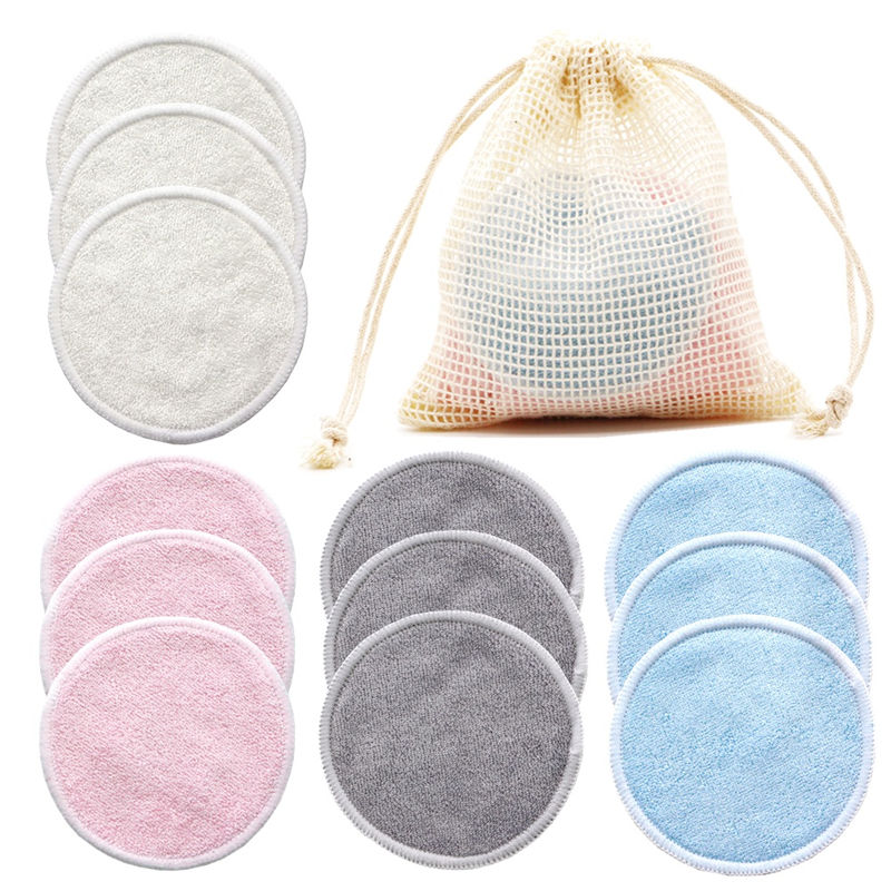 Reusable Bamboo Makeup Remover Pads 12pcs Washable Rounds Facial Cotton Make Up Removal Cleansing Tools
Reusable Bamboo Makeup Remover Pads 12pcs Washable Rounds Facial Cotton Make Up Removal Cleansing Tools