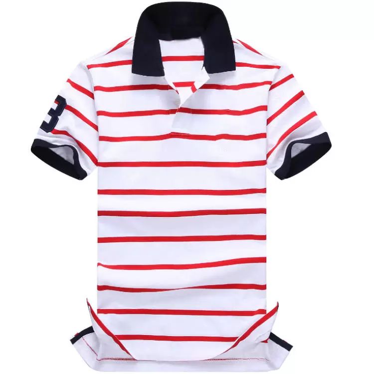 2023 Summer New Men Polos 100% Cotton Men's Sleeves Casual Fashion Men's Striped Lapel Polo Shirt, 01
2023 Summer New Men Polos 100% Cotton Men's Sleeves Casual Fashion Men's Striped Lapel Polo Shirt, 01