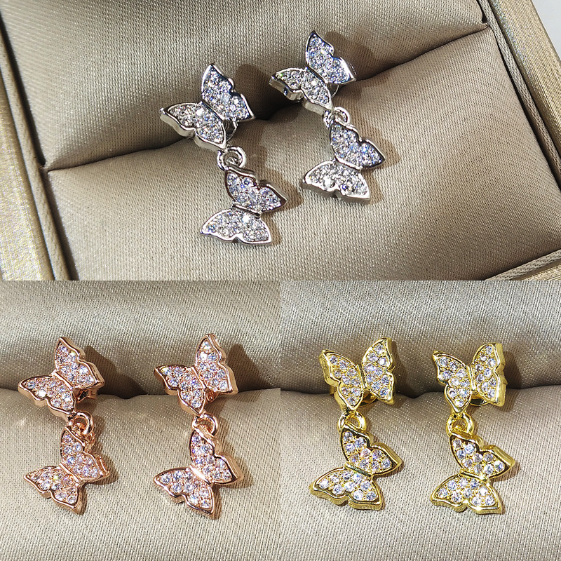 korean butterfly designer stud earrings luxury diamond shining bling crystal silver gold geometry earring earings ear rings jewelry for women
korean butterfly designer stud earrings luxury diamond shining bling crystal silver gold geometry earring earings ear rings jewelry for women