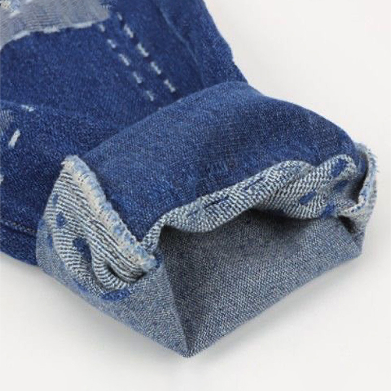 Jeans Children Casual Jeans for Baby Boy Soft Handsome Spring Autumn Splicing Pants Loose Street Style Denim Trousers 230322