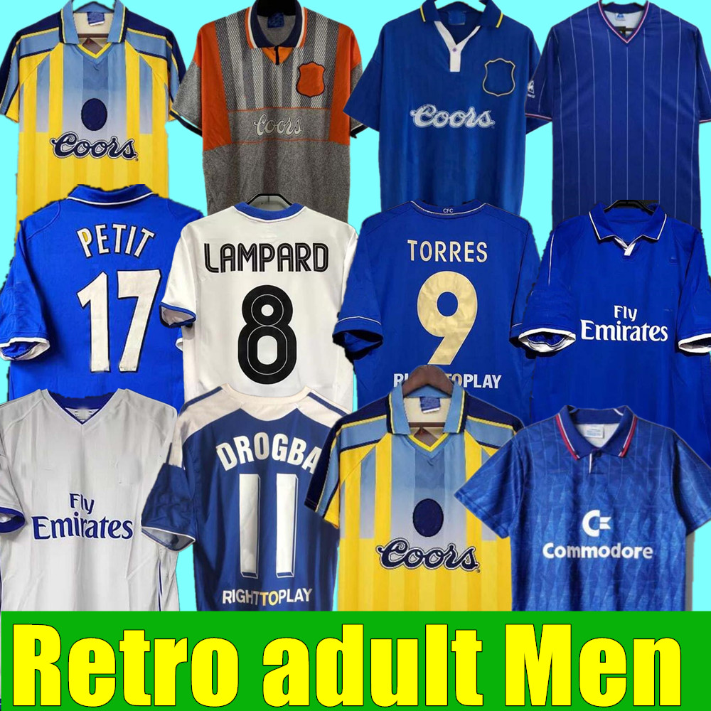 

CFC 2011 Retro Soccer Jerseys Lampard Torres Drogba 11 12 13 Final 94 95 96 97 98 99 Football Shirts Camiseta WISE 03 05 06 07 08 COLE ZOLA Vialli 07 08 01 03 HUGHES GULLIT, 01/03 home