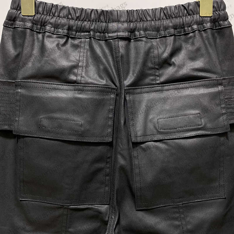 Men's Pants SUBHUMAN Classic and versatile double-ring wax-coated denim locomotive work for men T230322