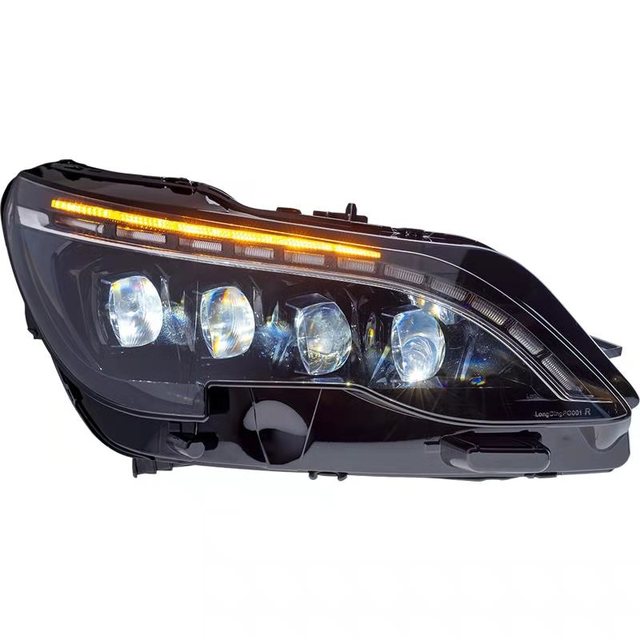 LED Light Bulbs Headlights For Peugeot 4008 5008 20 17-20 21 High Beam Lights Blue DRL Turn Signal Headlight