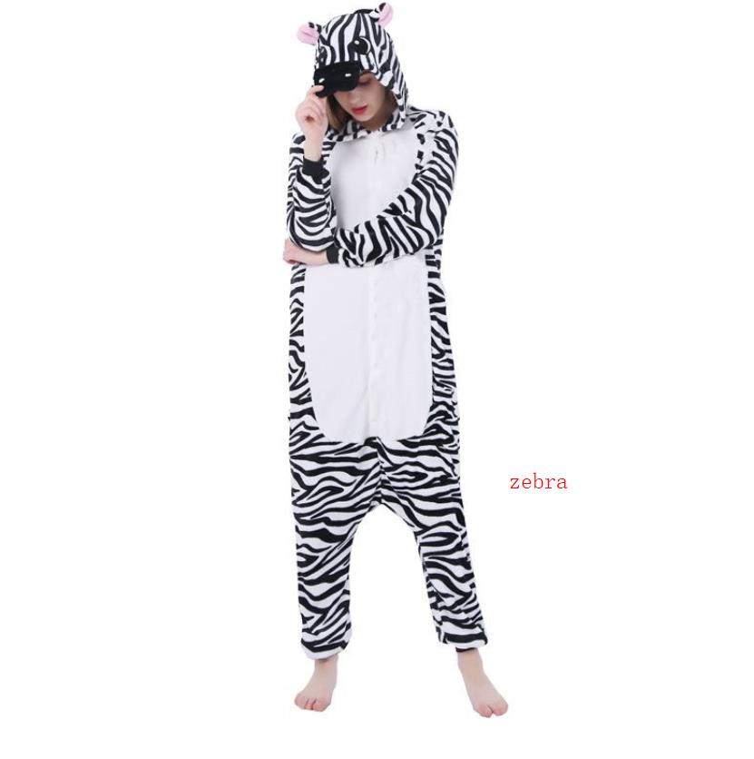 Onesie Pajamas Animal Theme Costume Jumpsuits Women Men Cartoon Cosplay Onepiece Sleepwear Unisex Homewear Carnival Night Anime One-Piece Plush S M L 