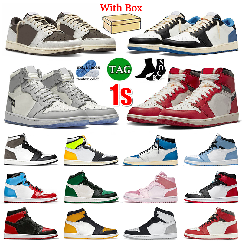 1s With Box Basketball Shoes Jumpman 1 Lows Reverse Mocha TS x Fragment Lost and Found Dark Mocha University Blue Ice Digital Pink Pine Green Taxi Mens Women Sneakers, 48
1s With Box Basketball Shoes Jumpman 1 Lows Reverse Mocha TS x Fragment Lost and Found Dark Mocha University Blue Ice Digital Pink Pine Green Taxi Mens Women Sneakers, 48