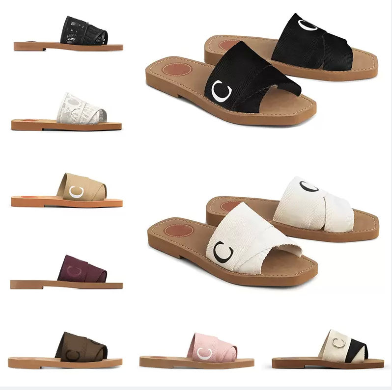 Designer Slippers Women Woody Flat Mules Sandals Slides White Black Canvas Slipper Linen Beige Slide Summer Beach Sandal, 11
Designer Slippers Women Woody Flat Mules Sandals Slides White Black Canvas Slipper Linen Beige Slide Summer Beach Sandal, 11