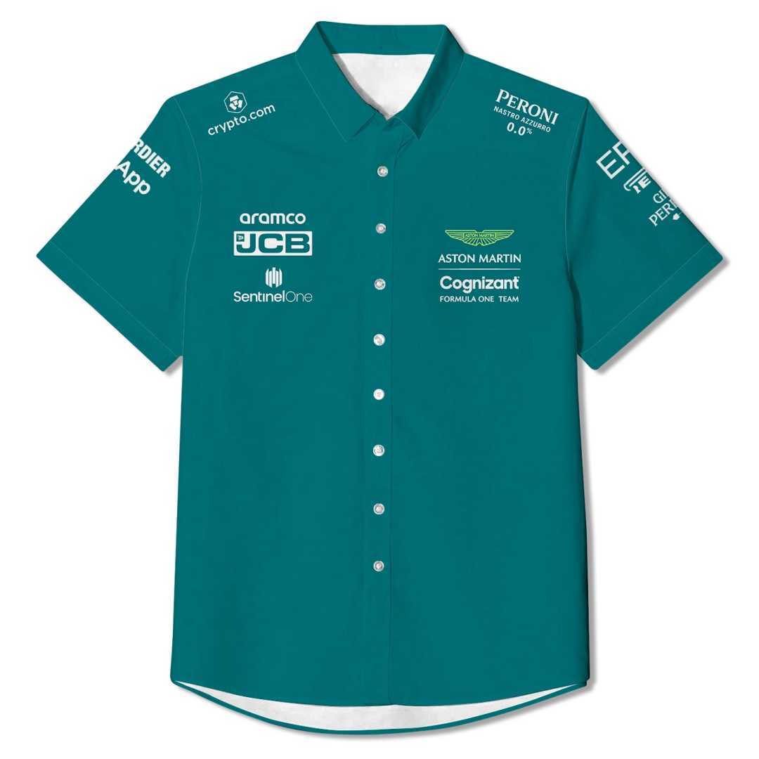 Men's Polos 2023 Fashion Cardigan Button Top Aston Martin Alonso Polo Shirt F1 Formula 1 Uniform Casual Wear For Fans032223H
Men's Polos 2023 Fashion Cardigan Button Top Aston Martin Alonso Polo Shirt F1 Formula 1 Uniform Casual Wear For Fans032223H