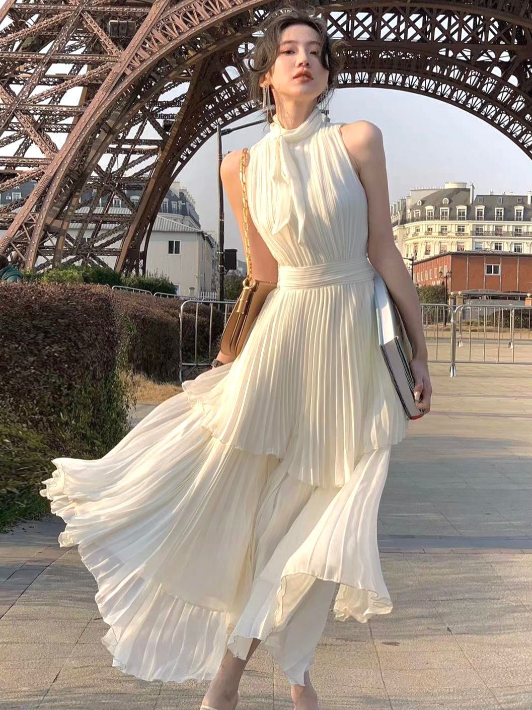 Party Dresses Summer French Styel Women Elegent Midi Ruffle Midi Dress Female Fashion Party Birthday Prom Clothes Vestidos 230322