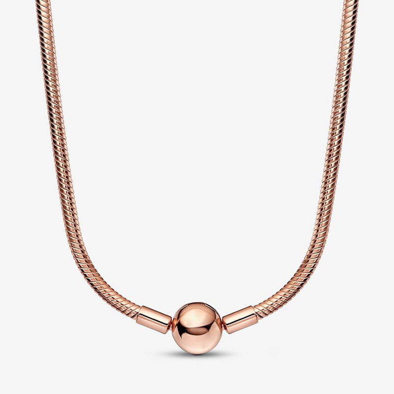 Real Sterling Silver Snake Chain Necklace for Pandora Fashion Party Jewelry For Women Men Girlfriend Gift HIP HOP designer Necklaces with Original Box Set
Real Sterling Silver Snake Chain Necklace for Pandora Fashion Party Jewelry For Women Men Girlfriend Gift HIP HOP designer Necklaces with Original Box Set