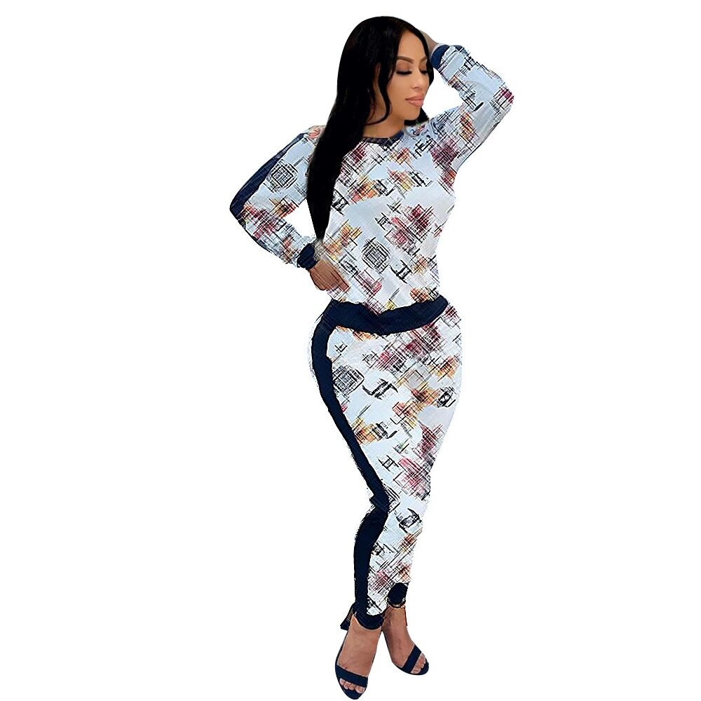 Women's foreign trade leisure fashion sports suit High elastic cotton pocket two-piece set, Black
Women's foreign trade leisure fashion sports suit High elastic cotton pocket two-piece set, Black